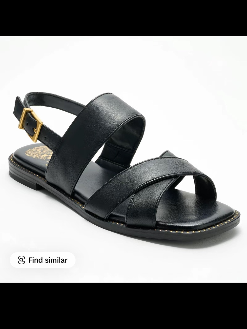 Vince Camuto Leather Backstrap Sandals - Naima